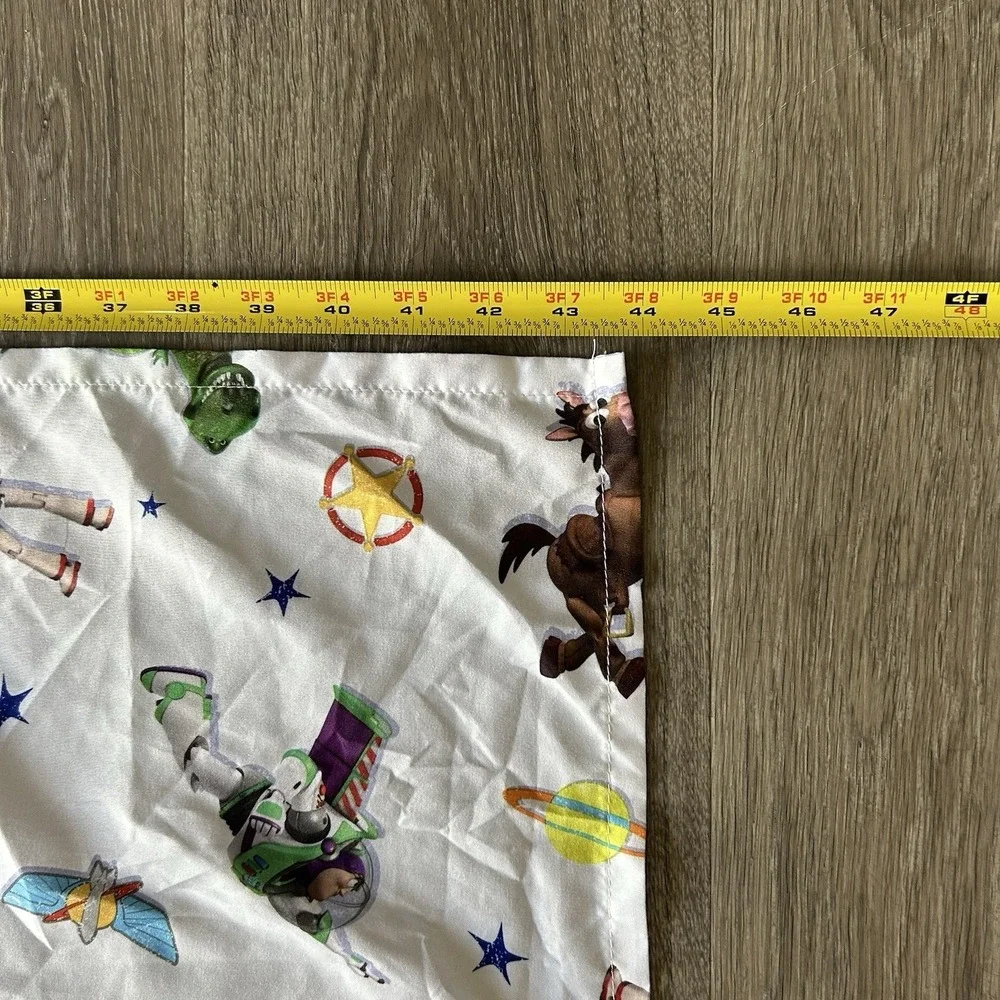 Toy Story 4 Toddler 44X58 Bed Flat Sheet Fabric Forky Woody Buzz Rex